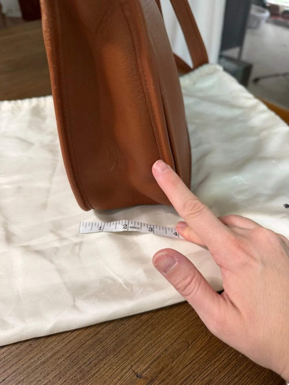 Coach Tan/Brown Leather Crossbody Bag - Picture 4 of 15